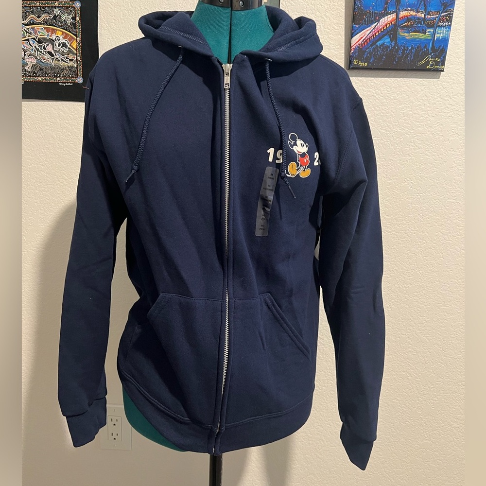 Disney Dark Blue Hoodie with Zip